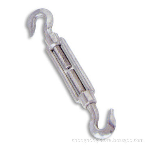 Hook and Hook Turnbuckle in DIN1480 Type, Made of AISI304/AISI316 Stainless Steel